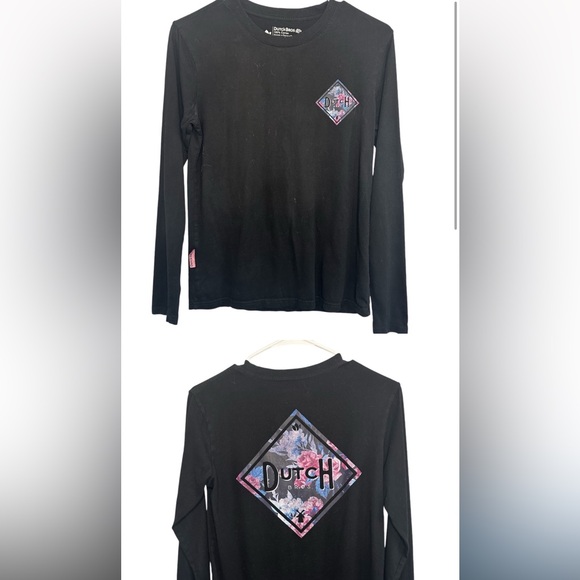 ✌️Dutch brothers floral print T-shirt multiple sizes - Picture 1 of 8